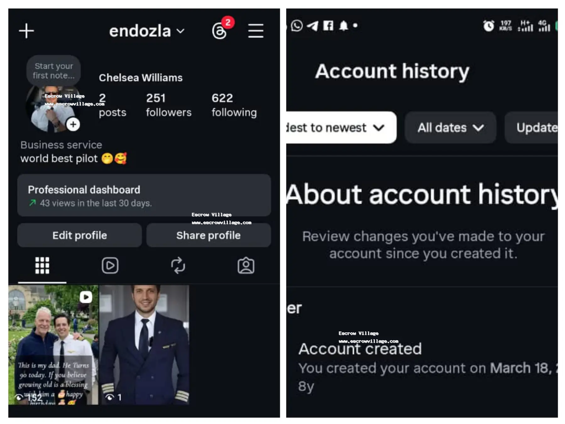8yrs Instagram Account Available For sale