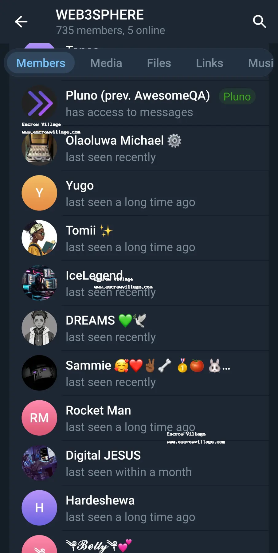 Telegram Group 500+ Real Members