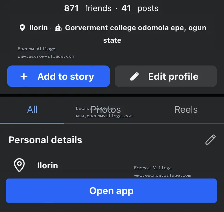 11 years Facebook account for sale