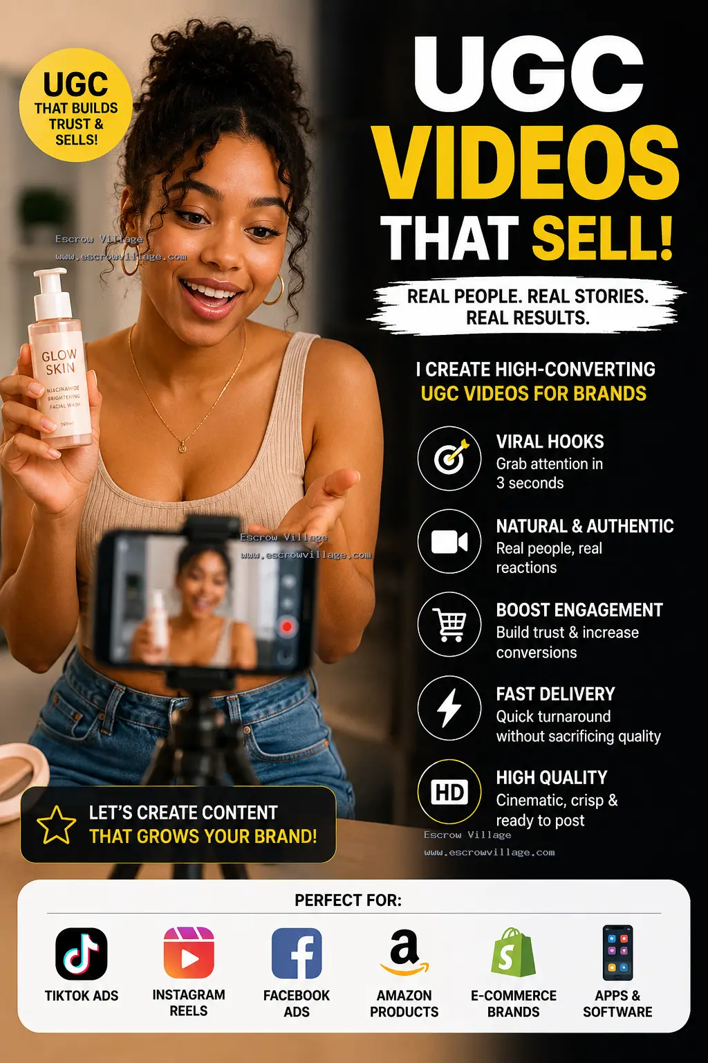 Viral UGC Video Creator for TikTok & Reels