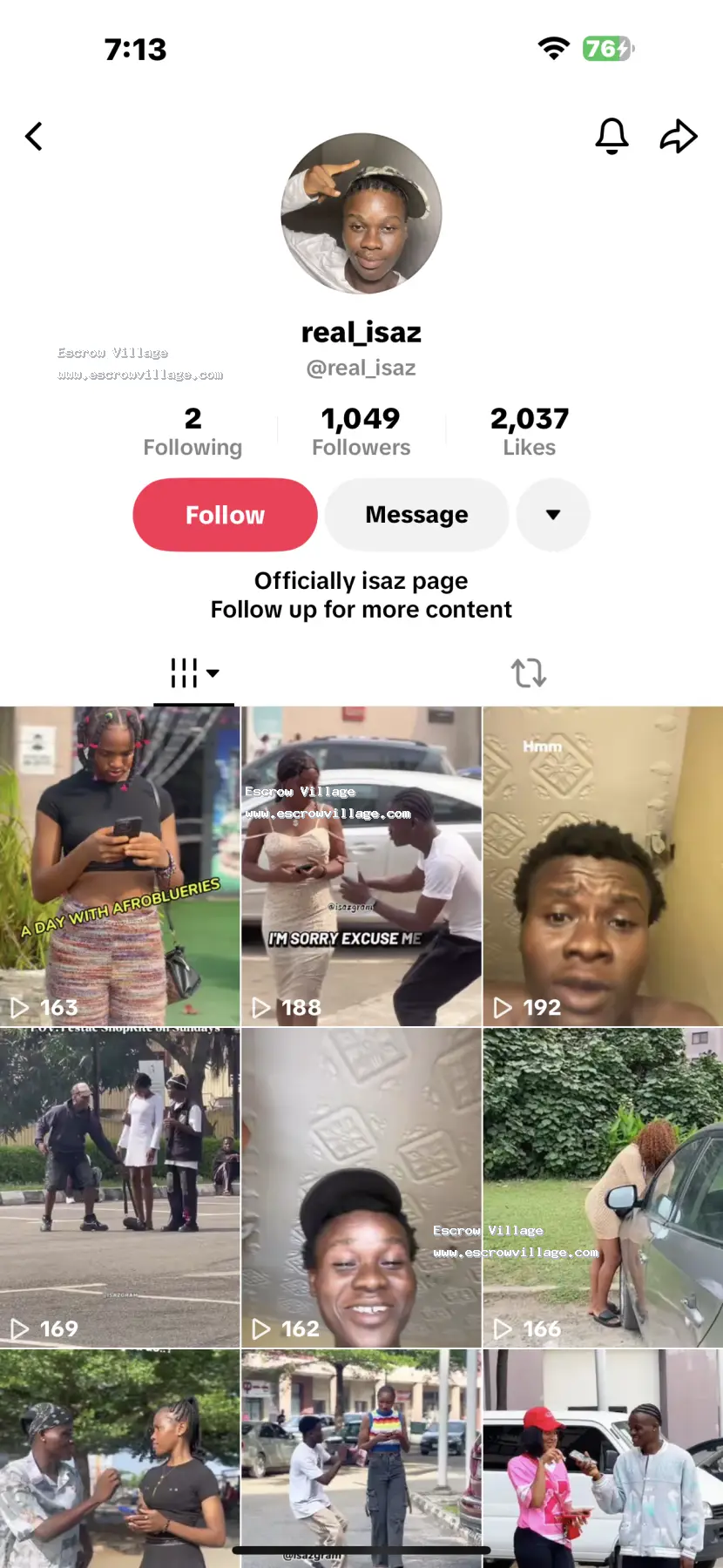Uk 🇬🇧 TikTok account 1k followers authentic