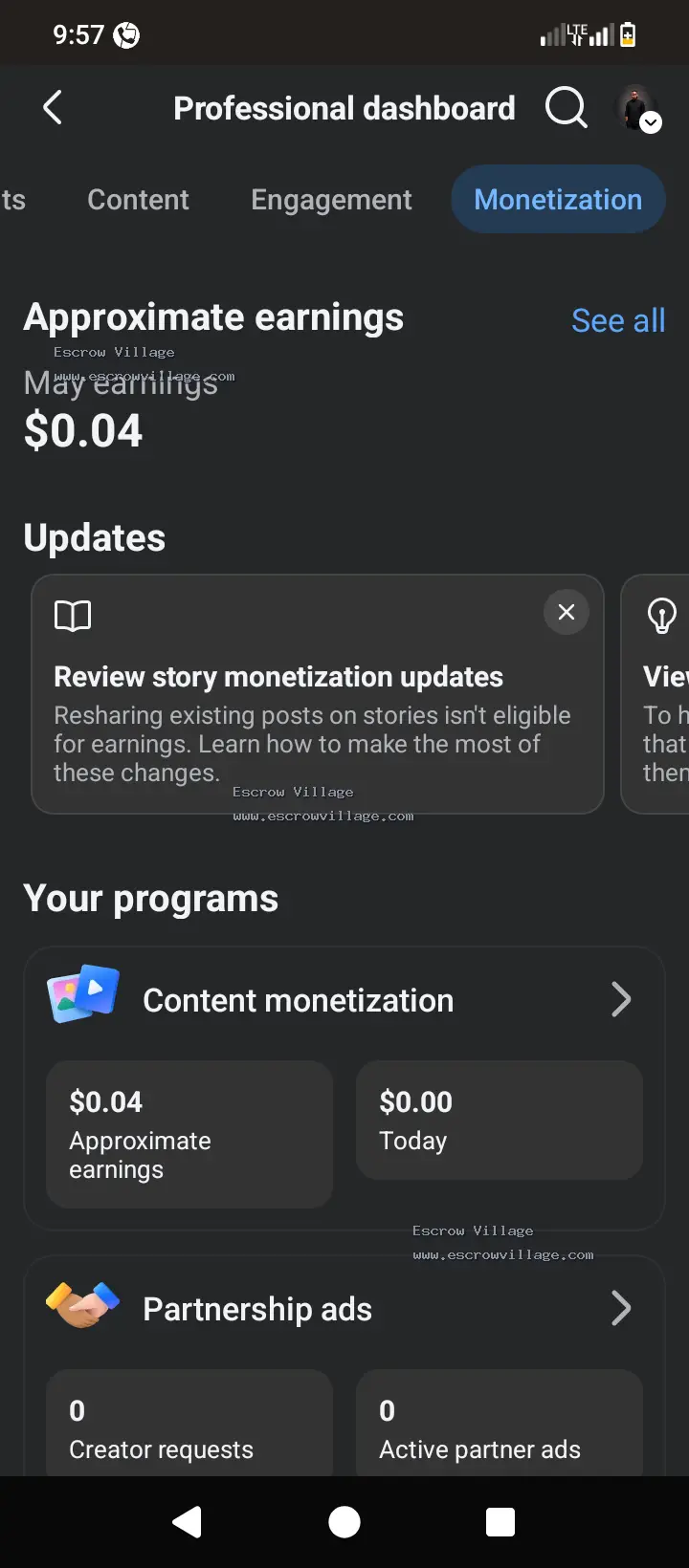 Monetized Facebook page for sell