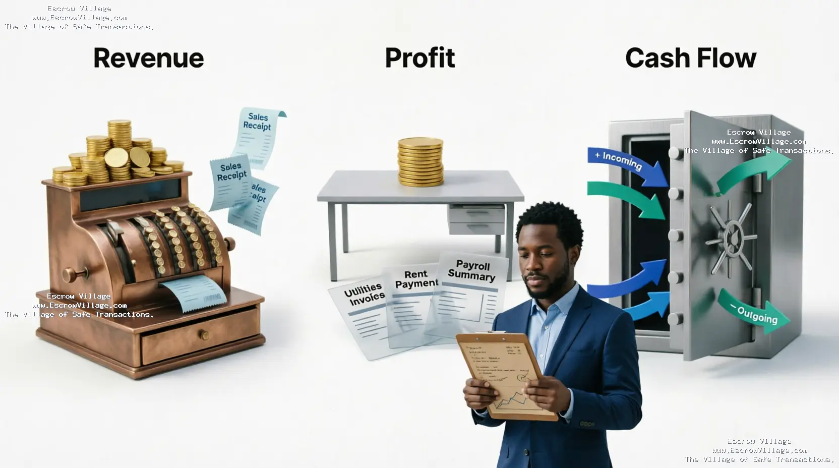 The Difference Between Revenue, Profit, and Cash Flow