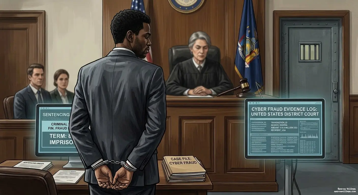 Nigerian Man Jailed for 8 Years Over $10.8 Million Fraud: What Happened?