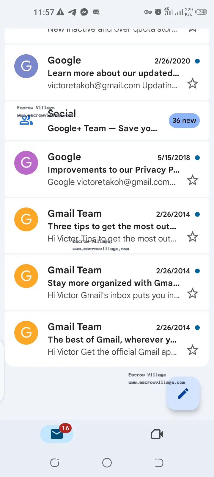 Aged Google Accounts for sale
