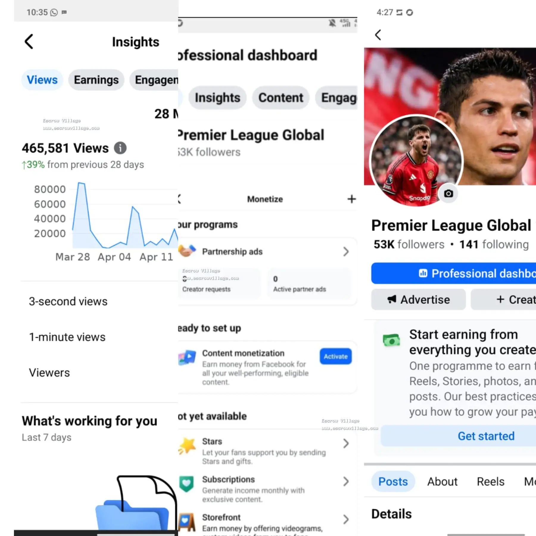 53k Facebook page available for sale