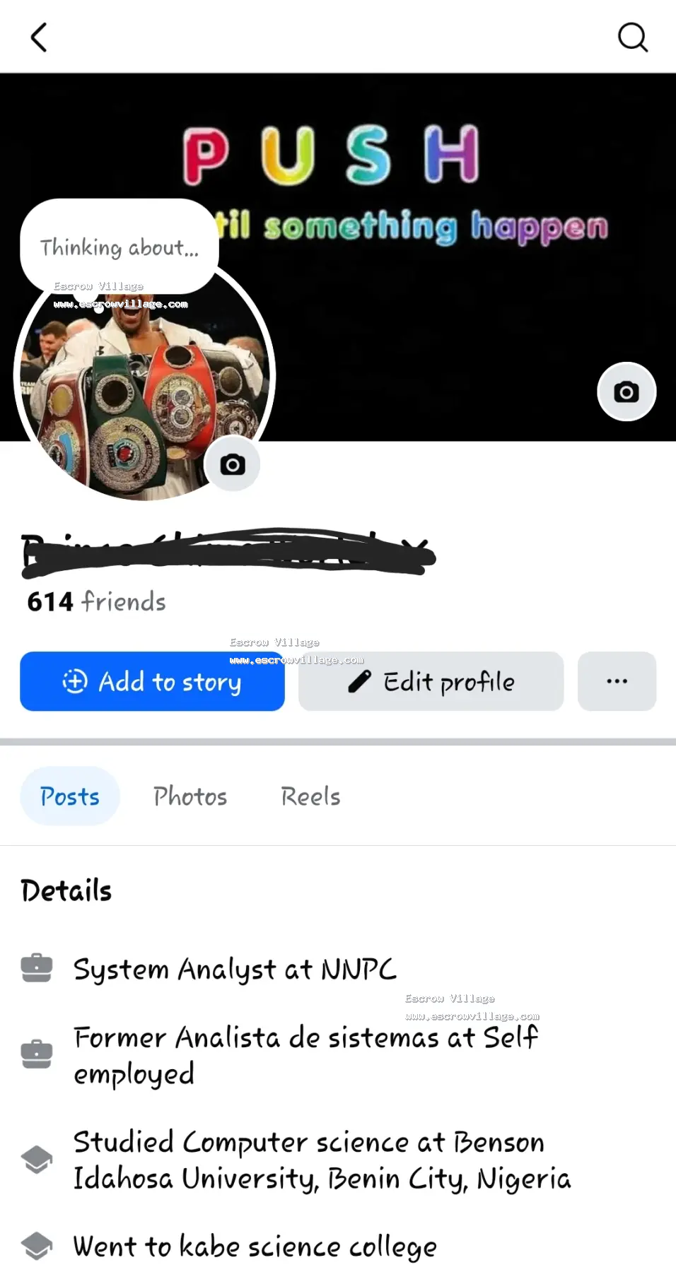 Nigerian Facebook Account