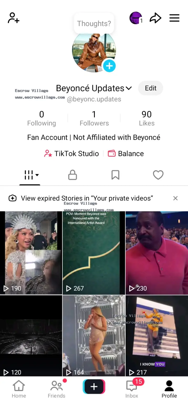 UK TikTok Account