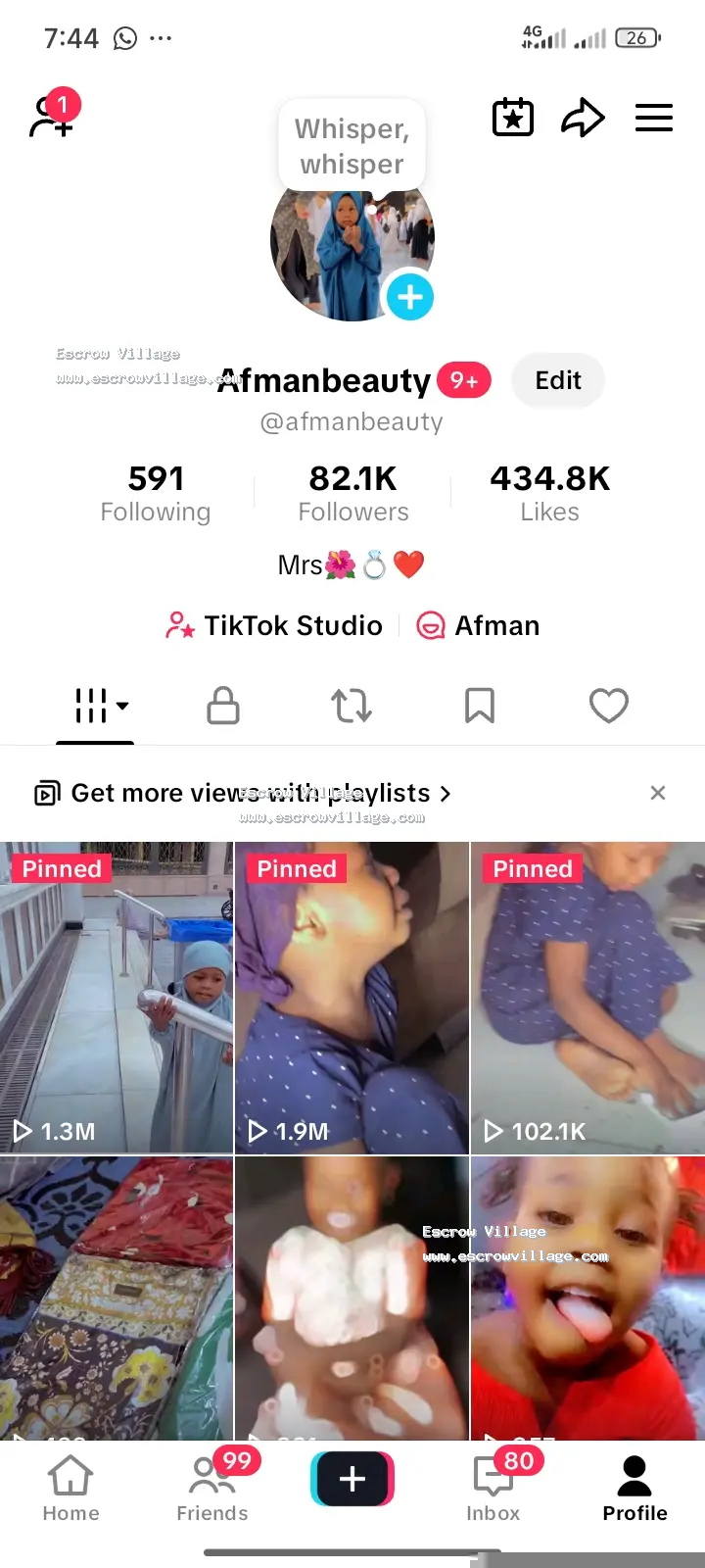 82.1K Real Nigerian TikTok Account for Sale | High