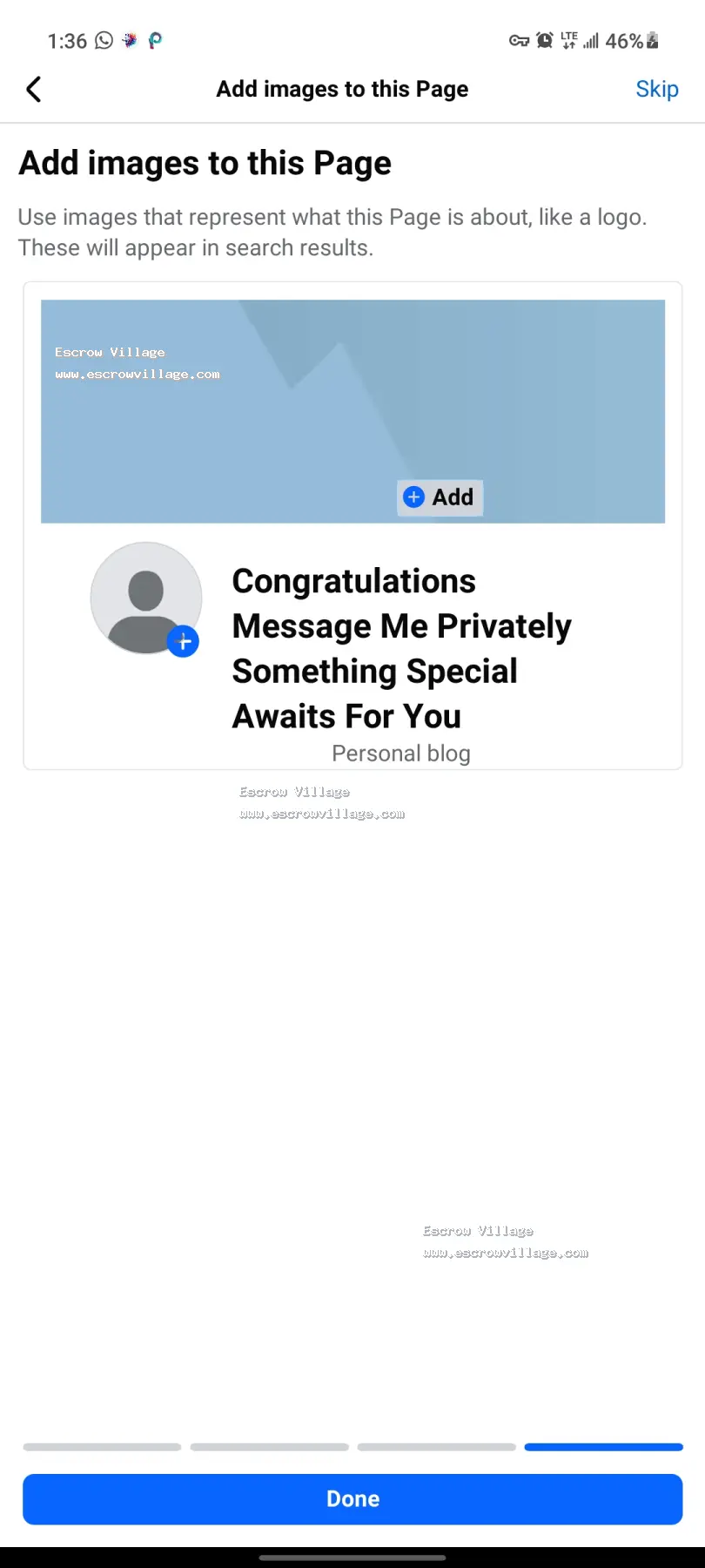 Facebook Page