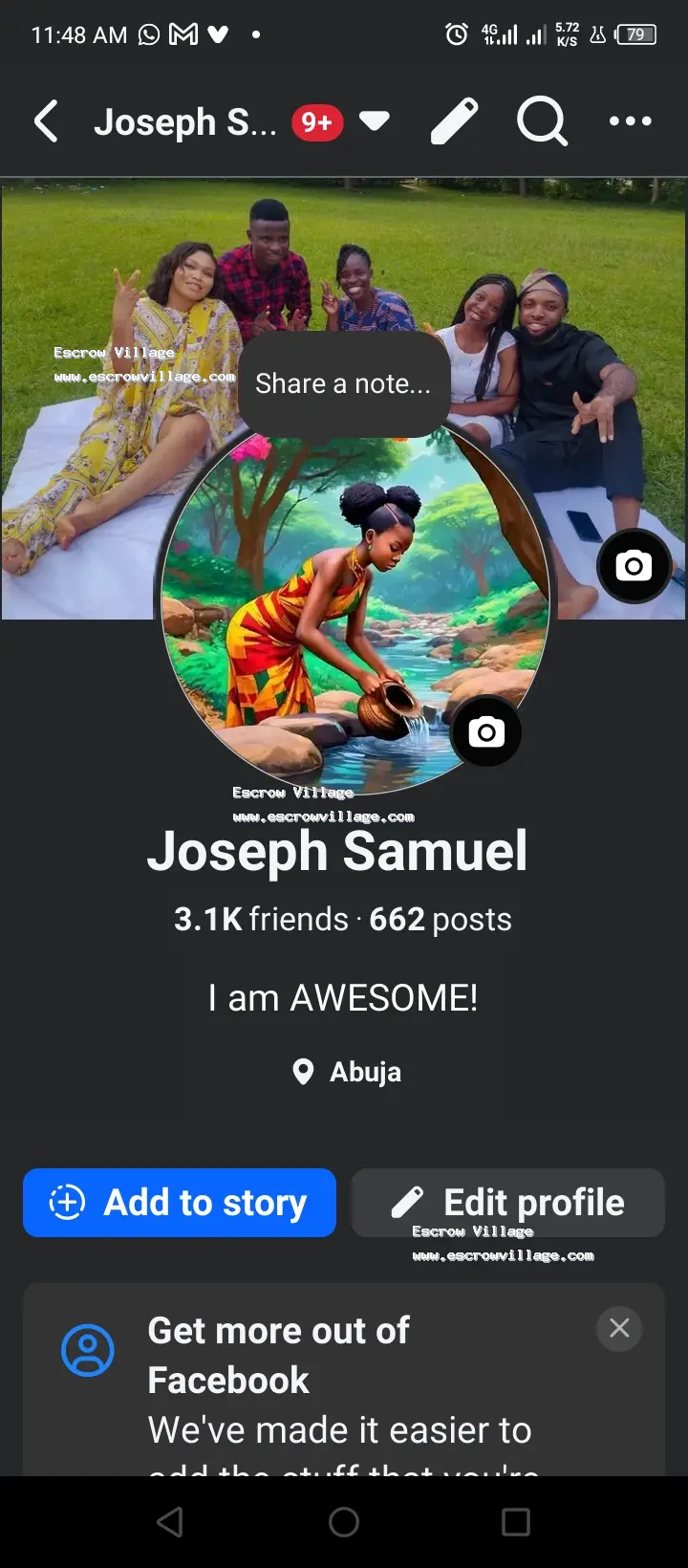 facebook account for sell