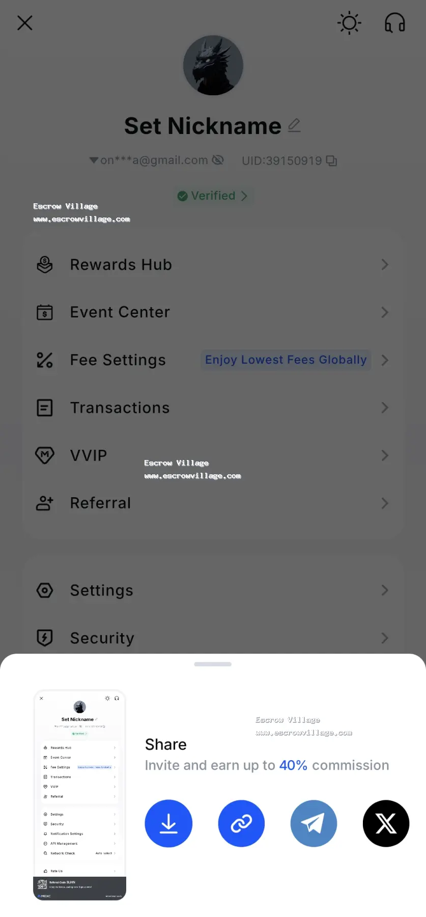 Wallet EXCHANGE