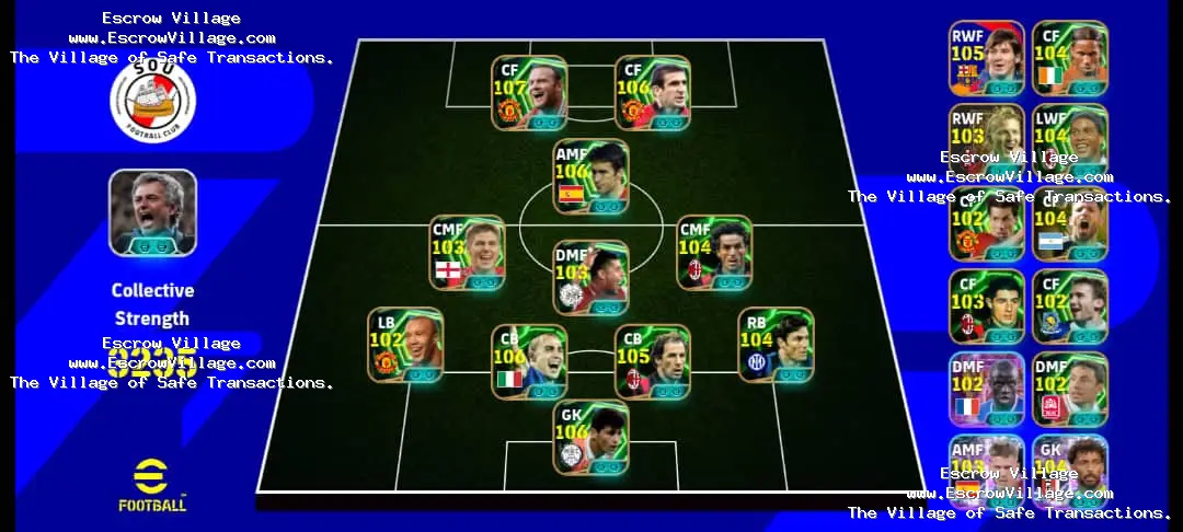 Efootball accounts