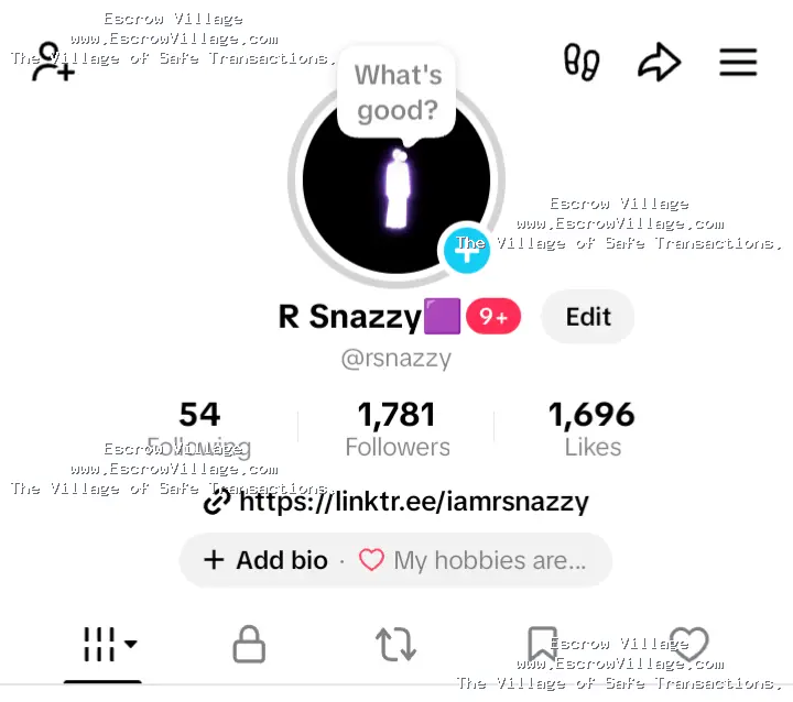1.7+ Active TikTok Account with zero issues