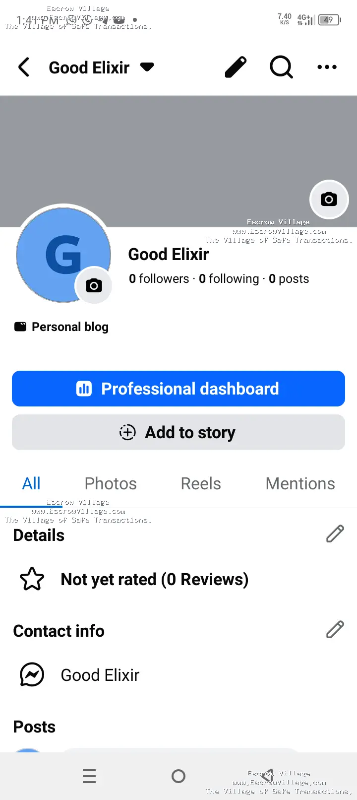 Sale Of Fresh Facebook Pages