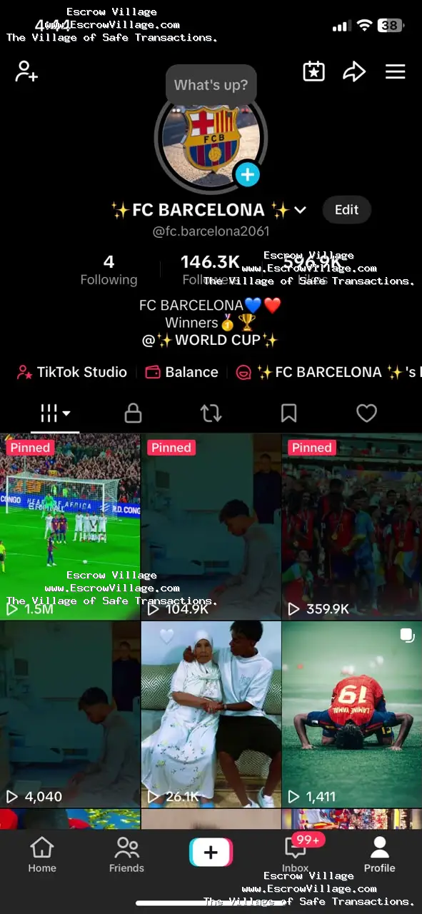 Twitter account sale